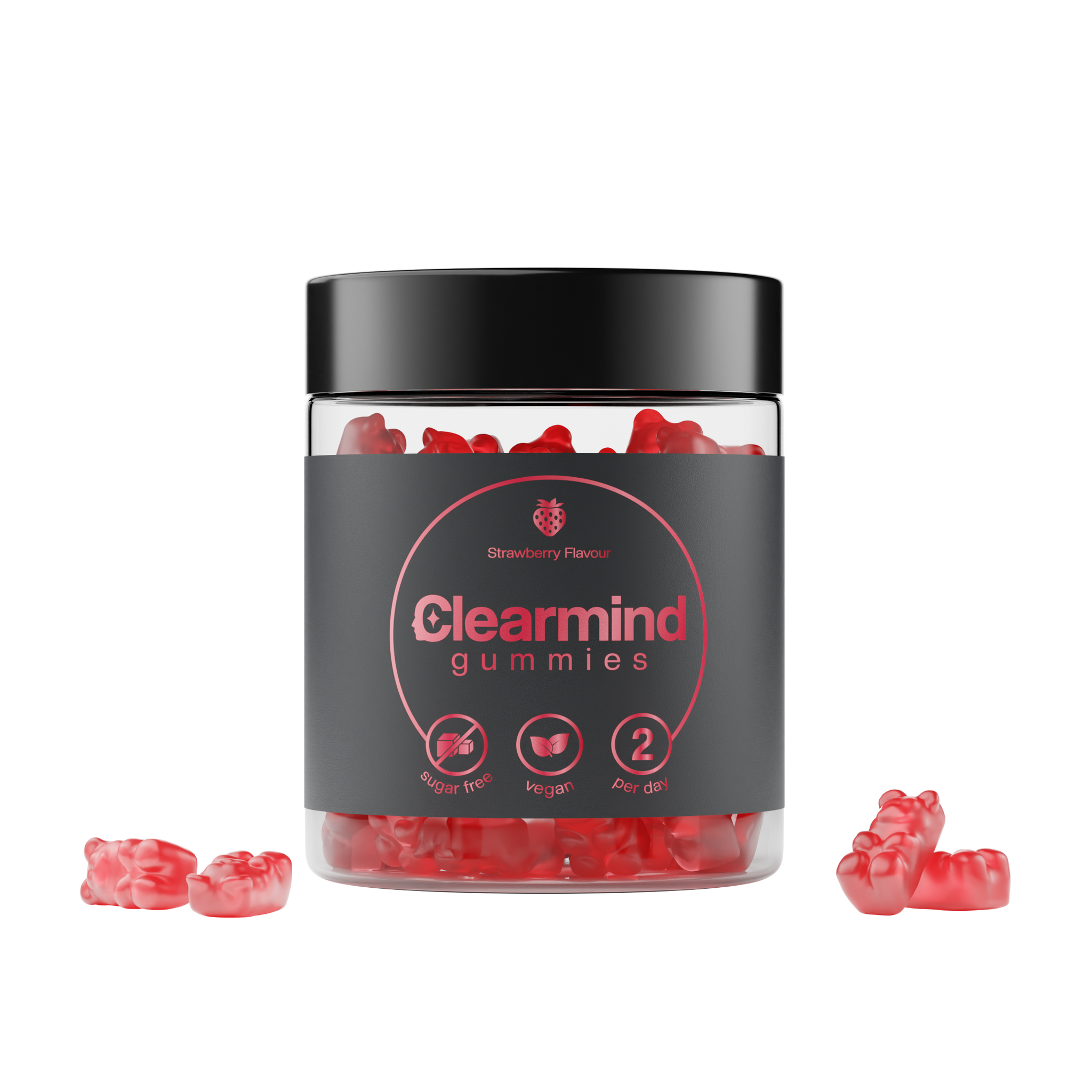 Clearmind Gummies Strawberry Flavour