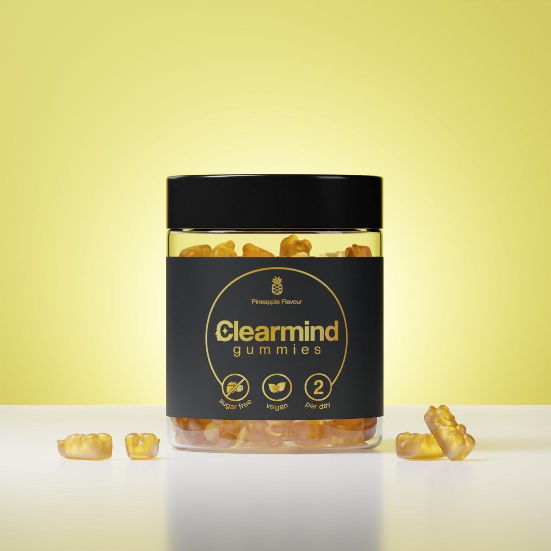 Clearmind Gummies Pineapple Flavour